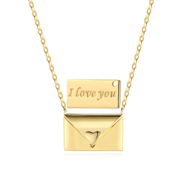<ORIELL>Envelope Heart Shape Mother's Day Necklace