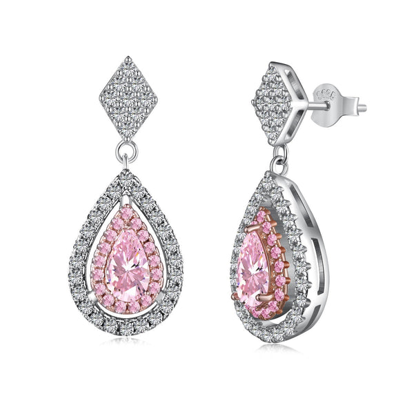 <ORIELL>Ornate Delicate Water Drop Shape Banquet Earrings